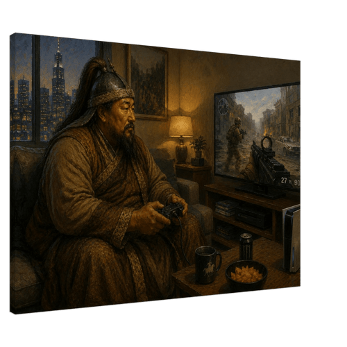 More than a game – historical canvas art from the Genghis Khan collection