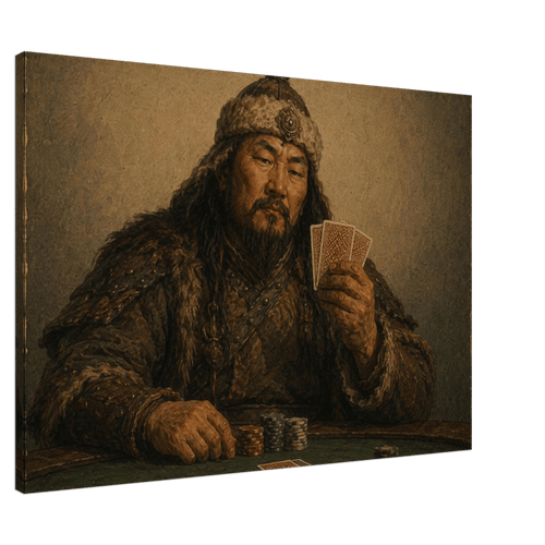 Steppen-Bluff – historical canvas art from the Genghis Khan collection