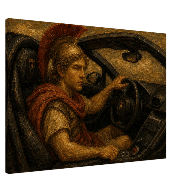 The great Lambo – historisches Leinwandbild aus der Reihe Alexander der Große
