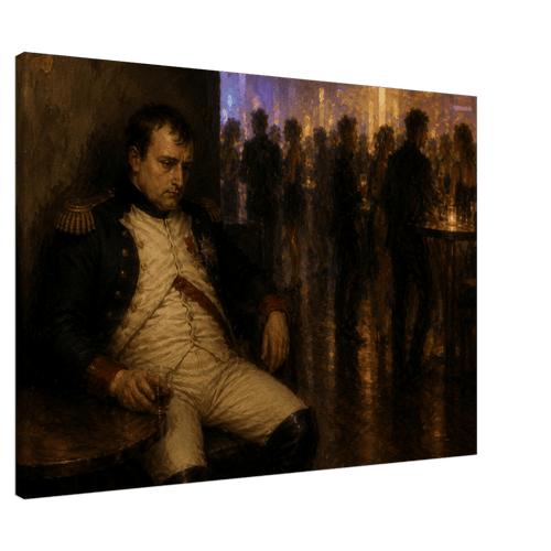 Waterloo Lounge – historisches Leinwandbild aus der Reihe Napoleon