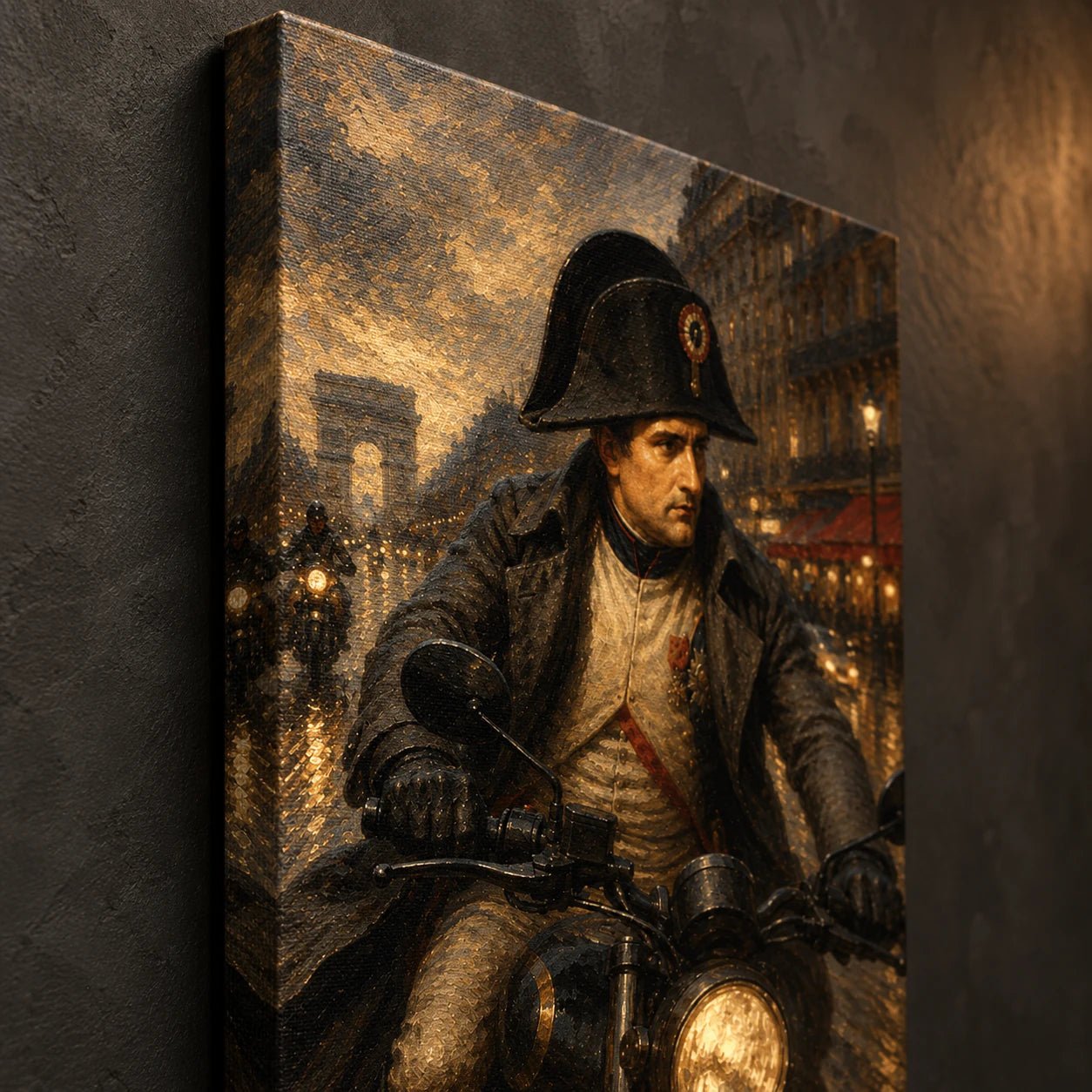 Coup d'Accélérateur – Leinwanddetail