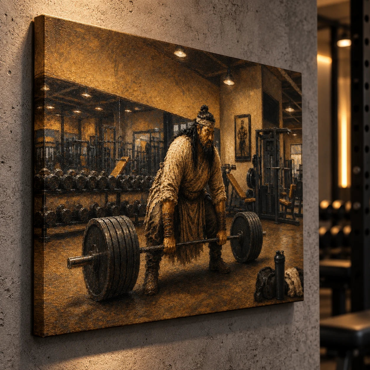 DEAD Lift – Leinwanddetail