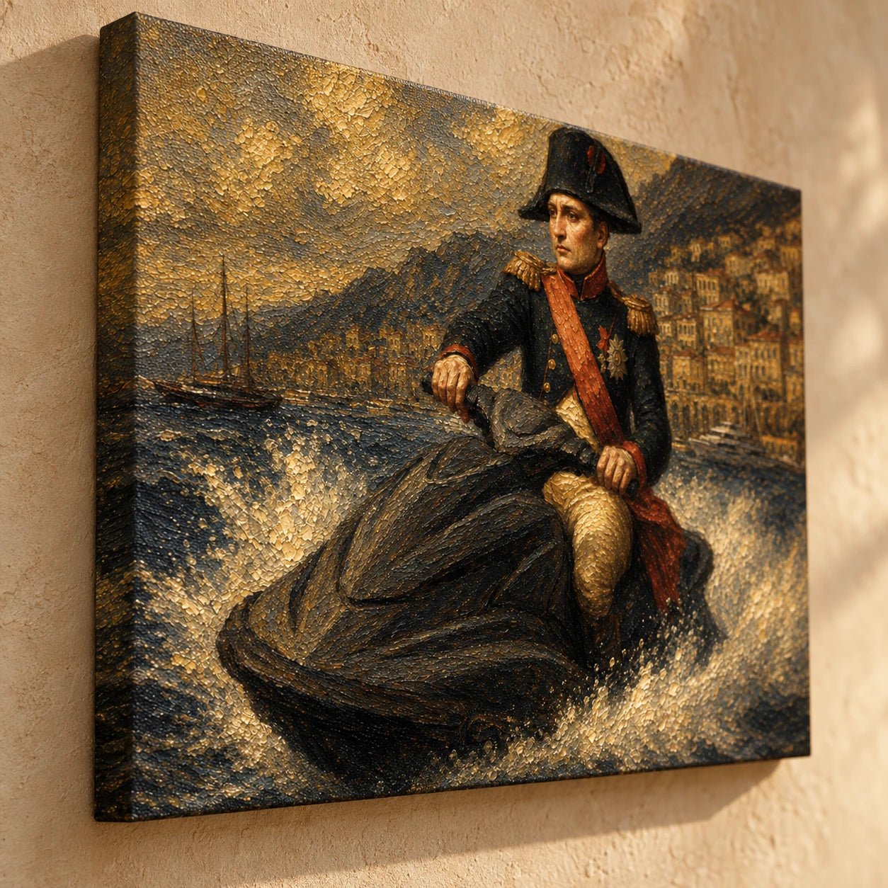 Elba – Leinwanddetail