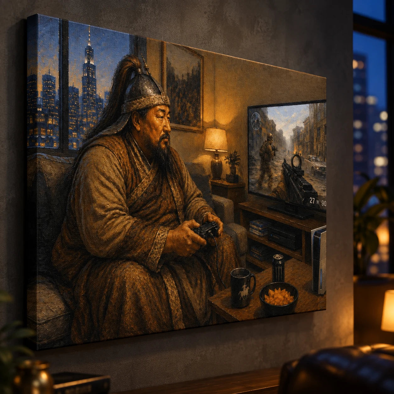 More than a game – Leinwanddetail