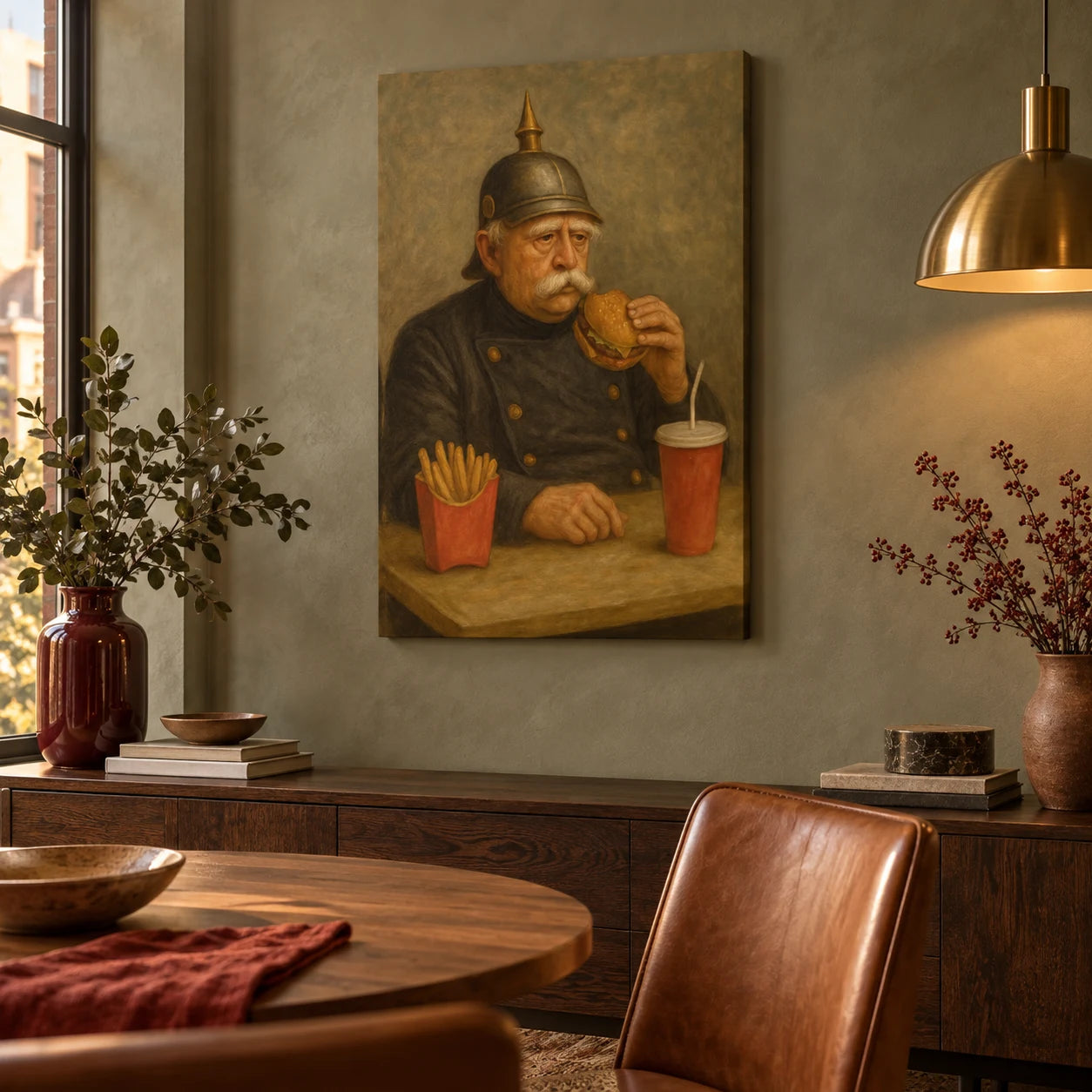 Pickelhaube & Fries – Realpolitik to go – Raumansicht