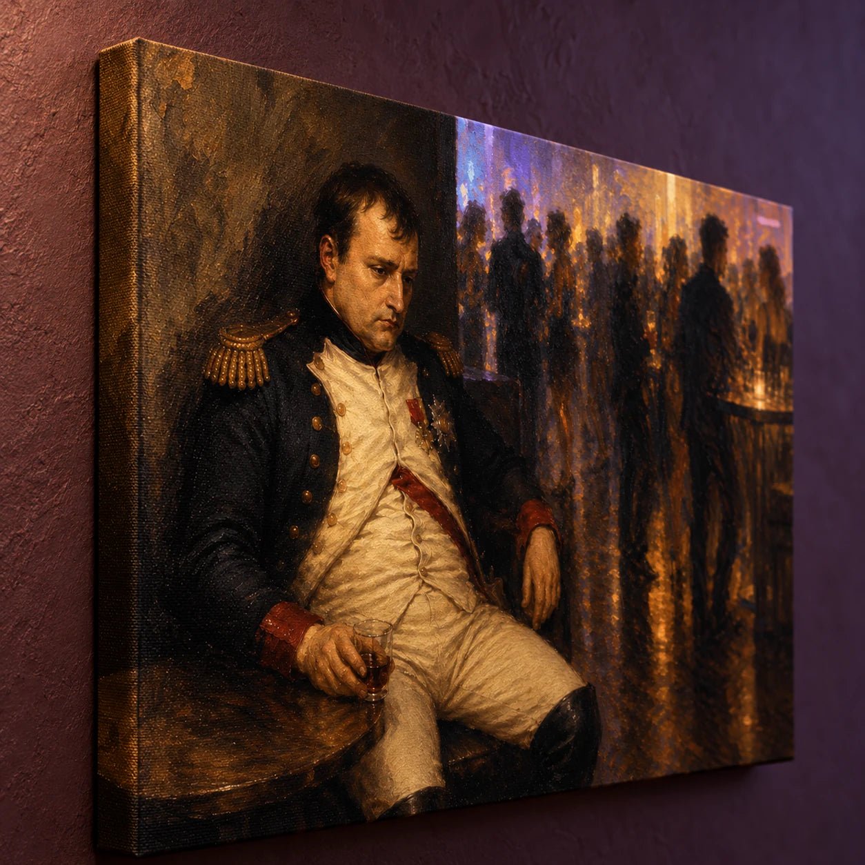 Waterloo Lounge – Leinwanddetail