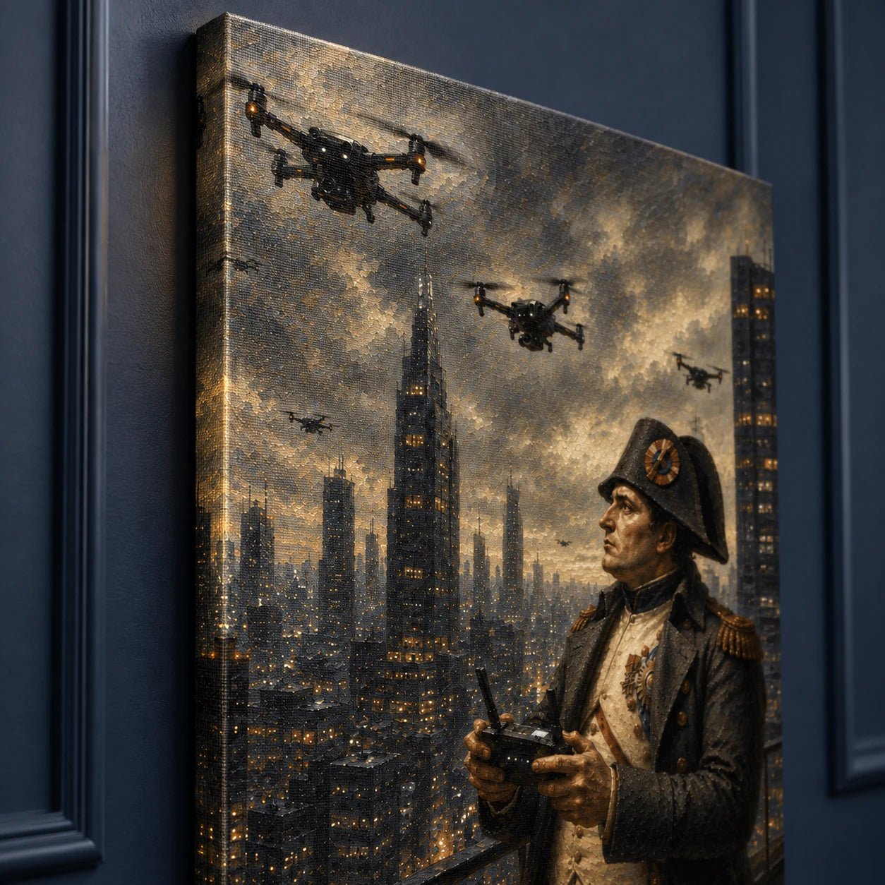 Waterloo war gestern – Leinwanddetail